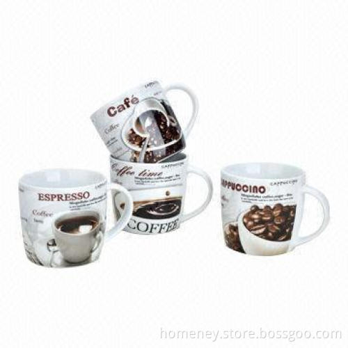 11oz Mug, Porcelain or New Bone China, Suitable for Tea and Liquid Chocolate, OEM Orders Welcomed
